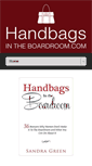 Mobile Screenshot of handbagsintheboardroom.com